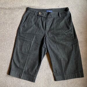 Bandolino dark denim Bermuda shorts